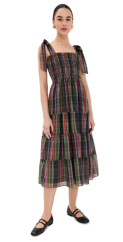 Hill House Home The Collector's Edition Ellie Nap Dress Tartan Lame