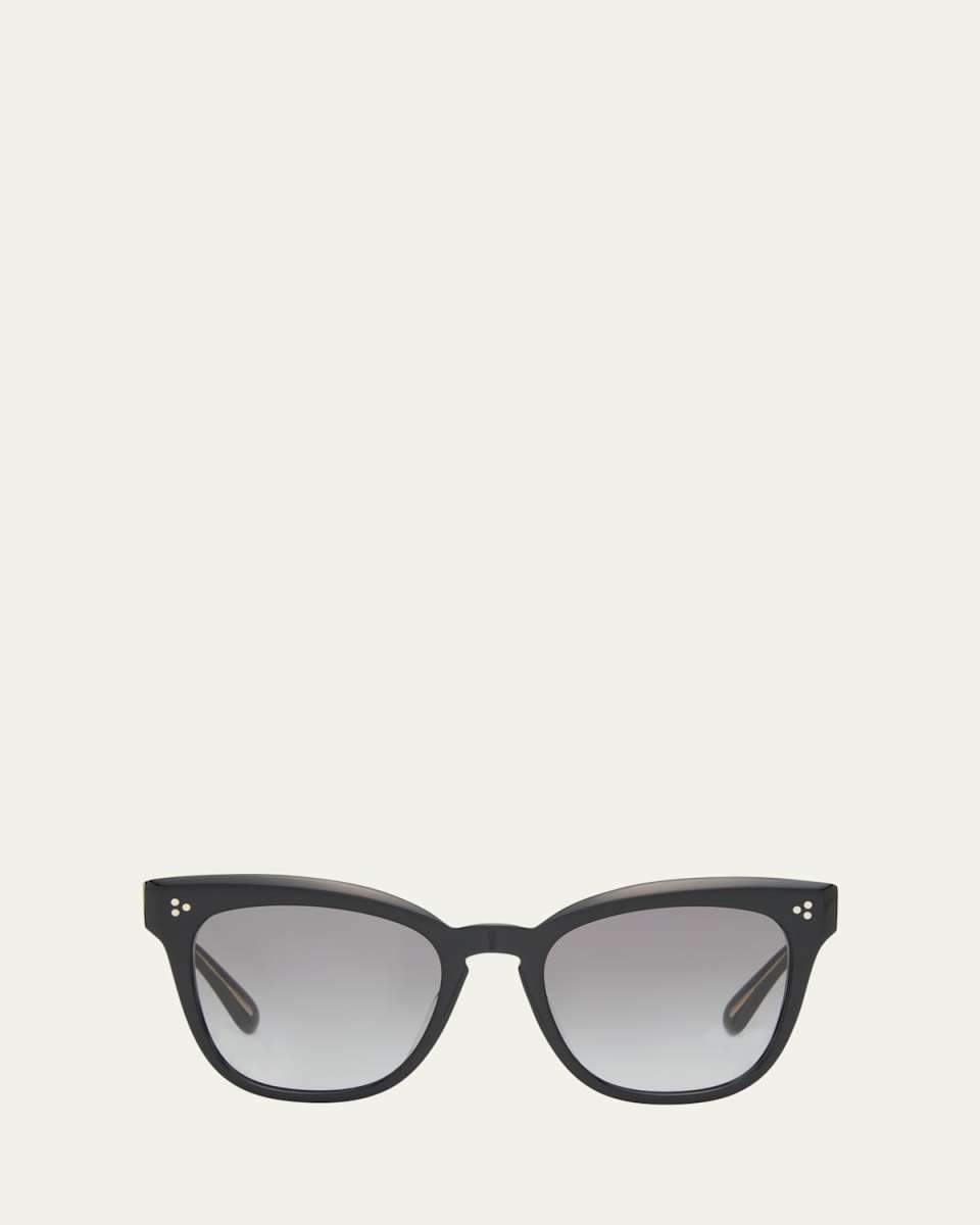 Beveled Acetate Butterfly Sunglasses