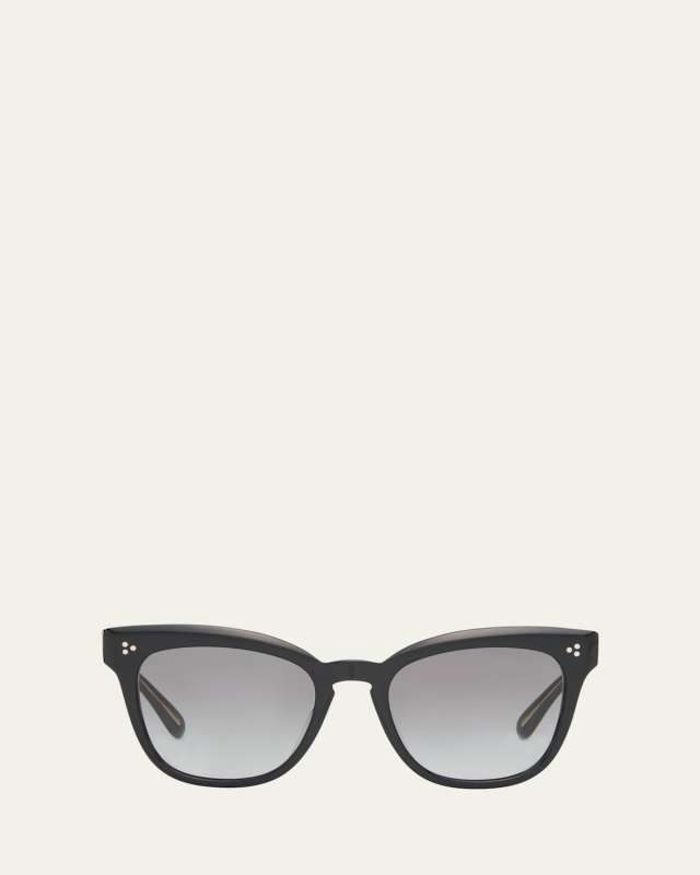 Beveled Acetate Butterfly Sunglasses