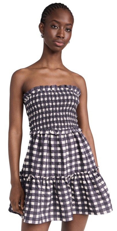 Sea Pucker Gingham Cover Up Multi