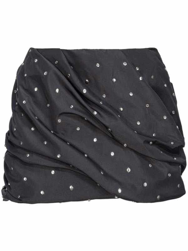 Saint Paul draped mini skirt