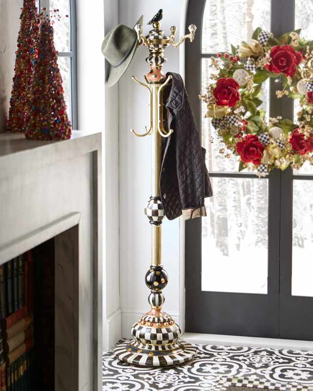 Courtly Check Coat Perch