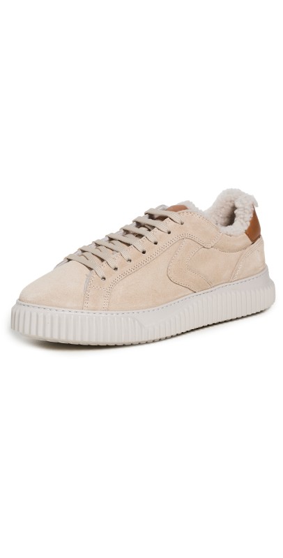 Voile Blanche Lipari Fur Sneakers Beige