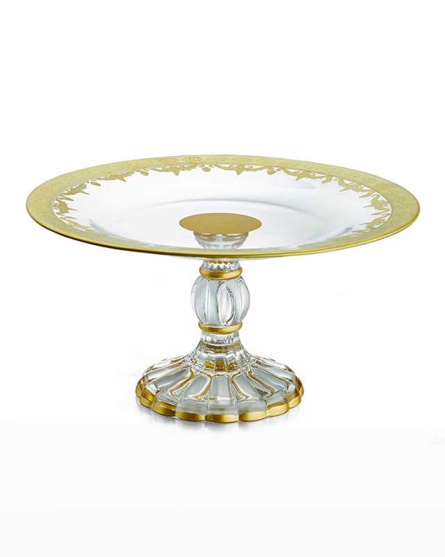 Vetro Gold Petite Cake Stand