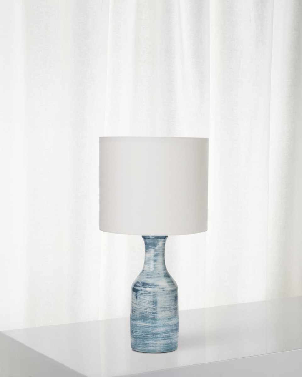 Bungalow Table Lamp, Blue