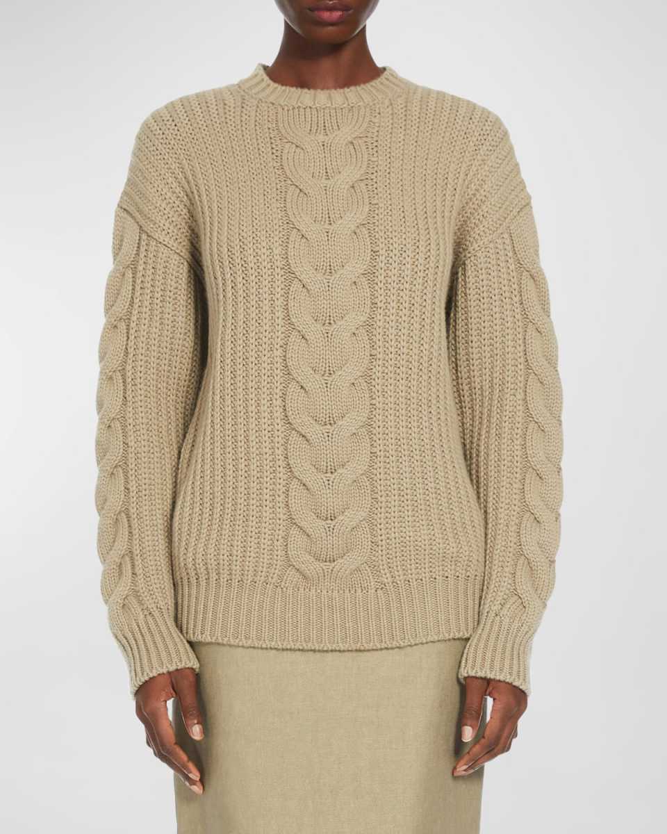 Cable Knit Sweat