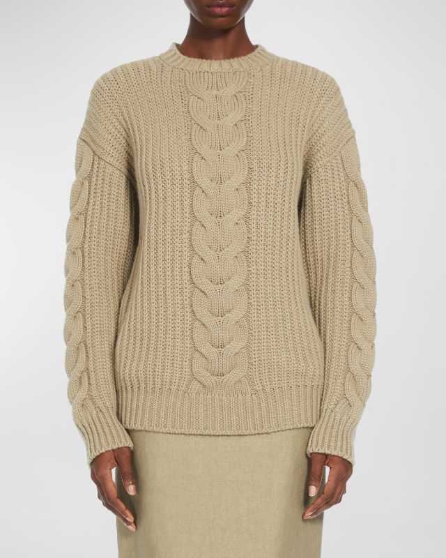 Cable Knit Sweat