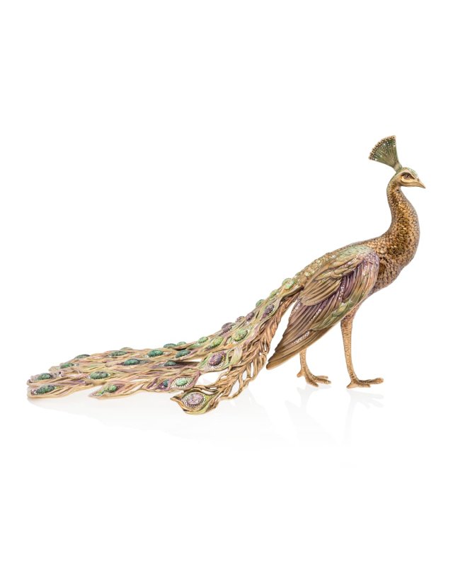 Grand Peacock Figurine