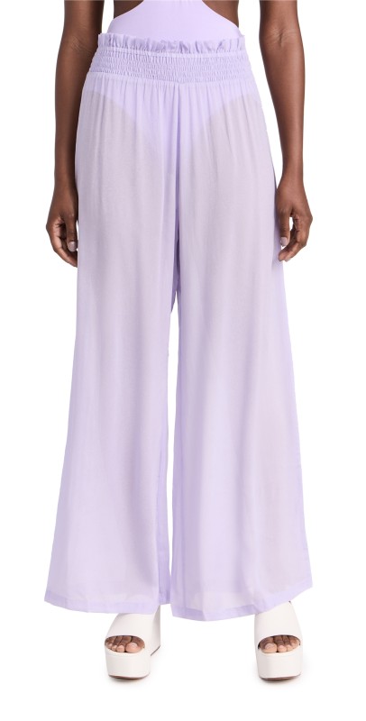 CIN CIN Mission Shirred Pants Periwinkle