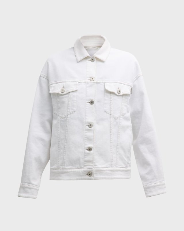 Monili-Tab Denim Trucker Jacket