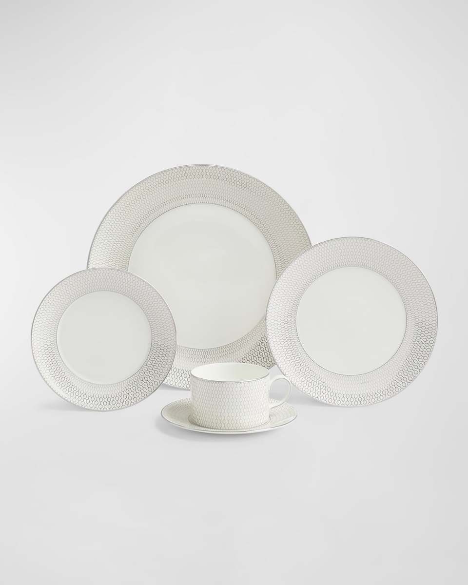 Gio Platinum 5-Piece Placesetting