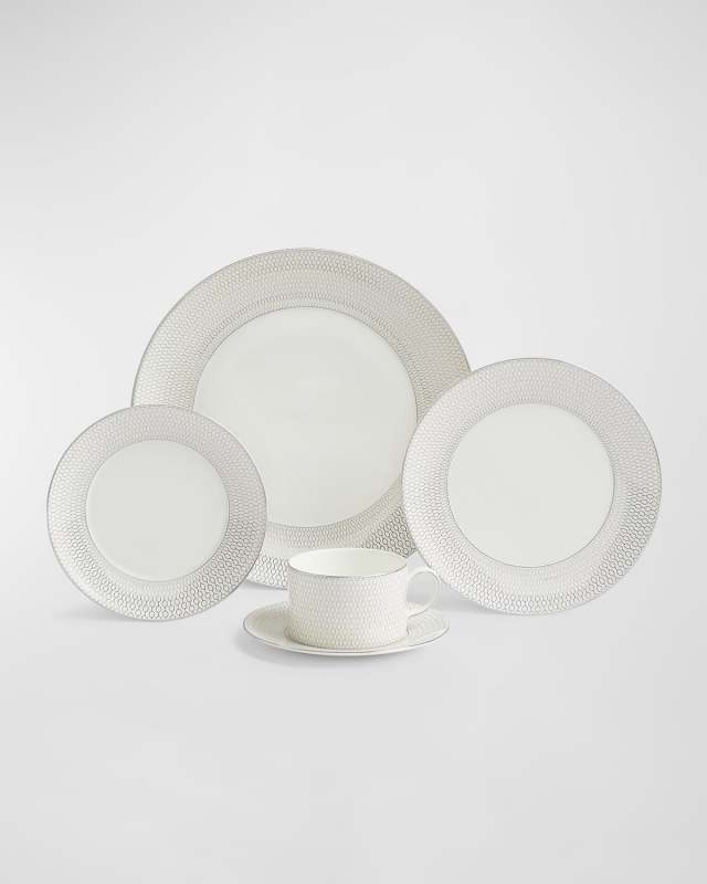 Gio Platinum 5-Piece Placesetting
