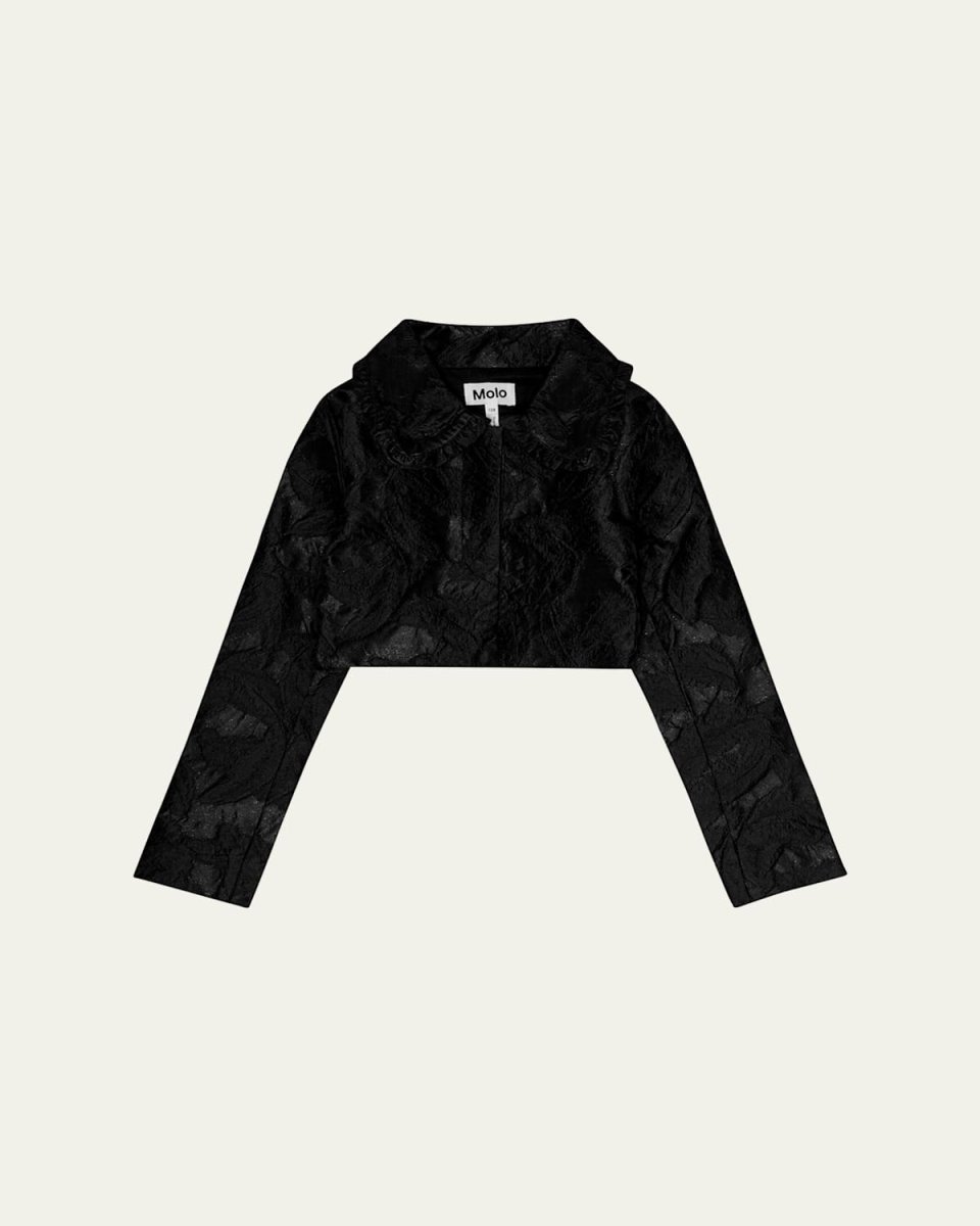 Girl's Helenka Lace Cropped Jacket, Size 4-7