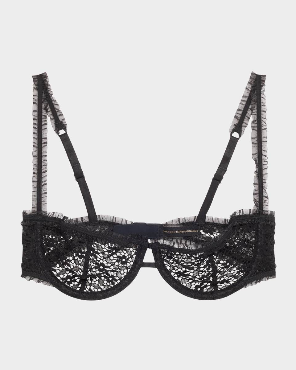 Chante Crochet Lace Balconette Bra