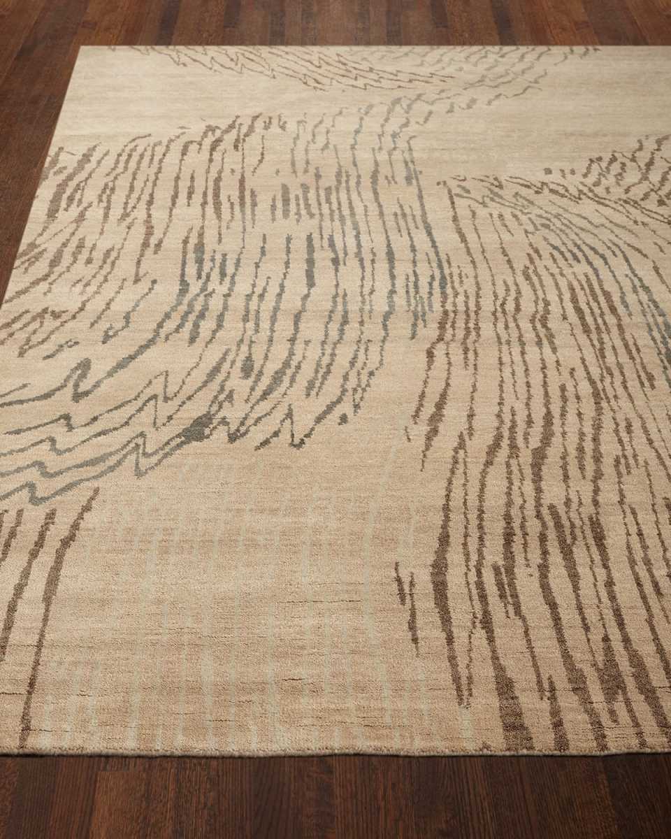 Shady Brook Hand Knotted Rug, 4' x 6'