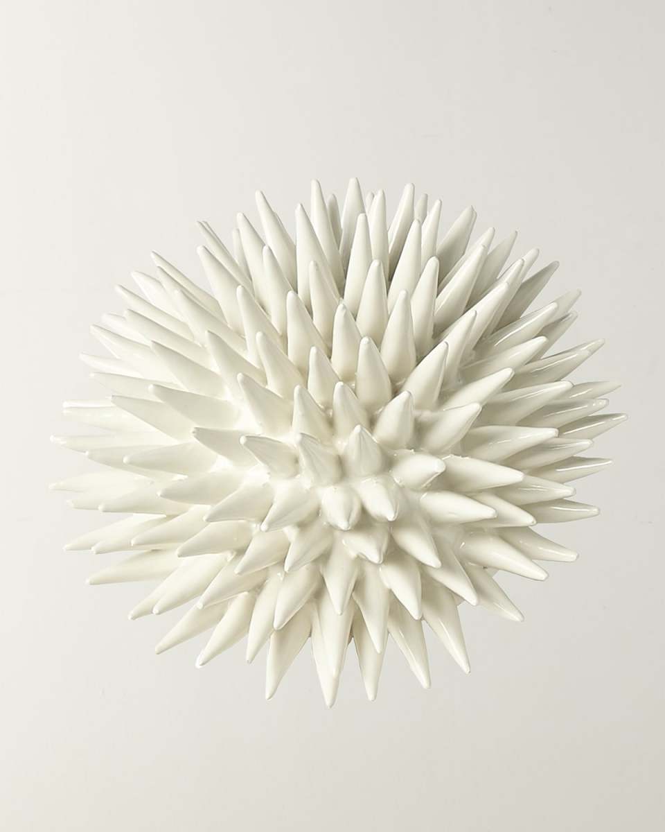 Urchin Large Wall Decor, White