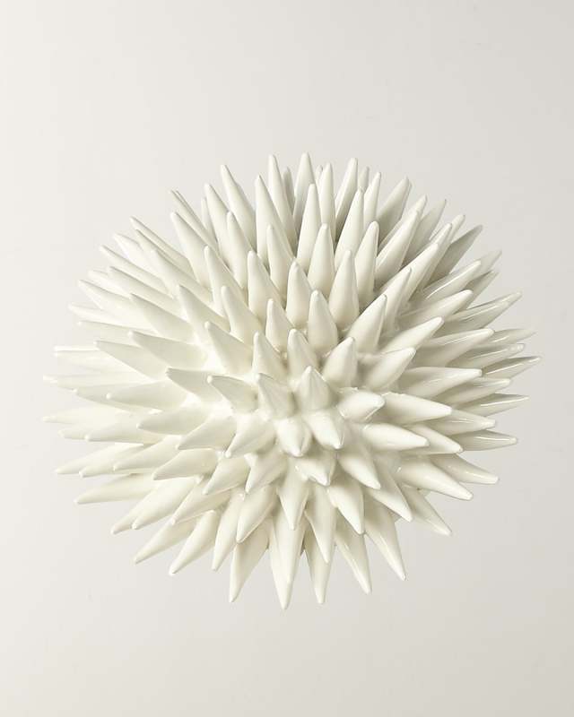 Urchin Large Wall Decor, White