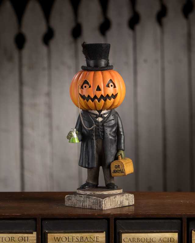 Jekyll Pumpkin Head Halloween Figurine