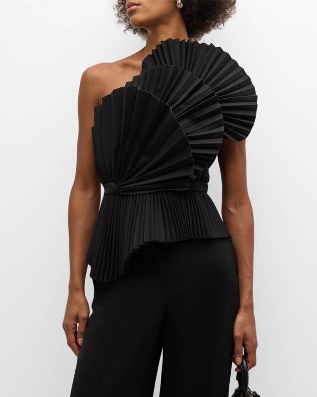Abbotsford Pleated Fan Top