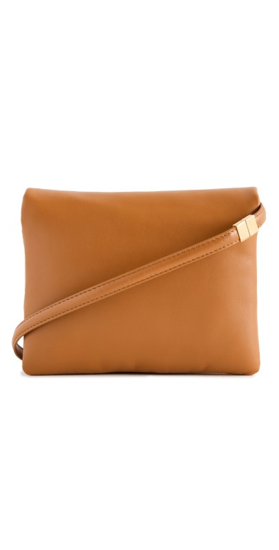 Marni Prisma Mini Pochette Bag Biscuit