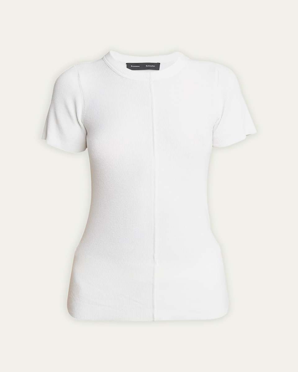 Sky Ribbed Matte Top