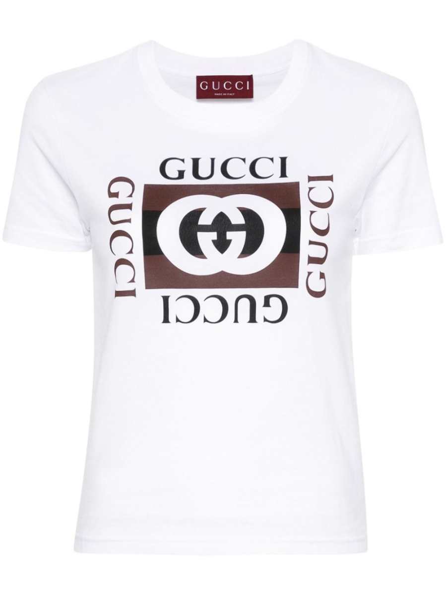 logo-print cotton T-shirt