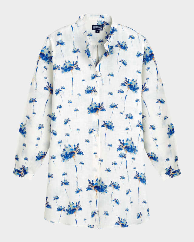 Herbier Linen Mini Shirtdress
