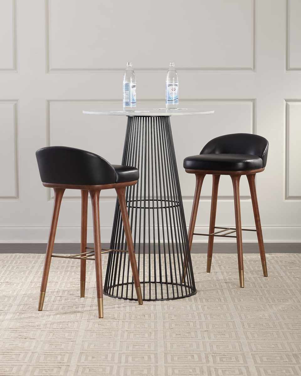 Walsh Leather Bar Stool, 31"