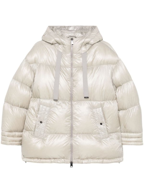 hooded puffer jacket