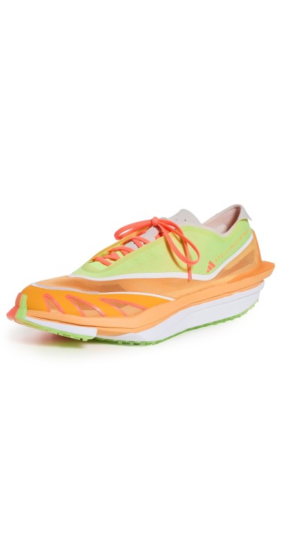 adidas by Stella McCartney Earthlight Running Sneakers signal green/hazy orange/white