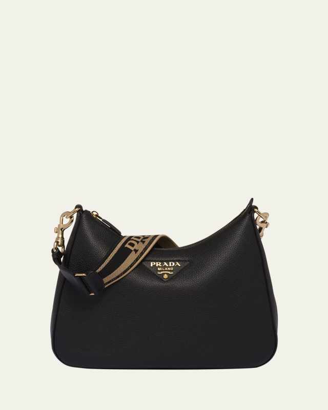 Zip Leather Hobo Bag