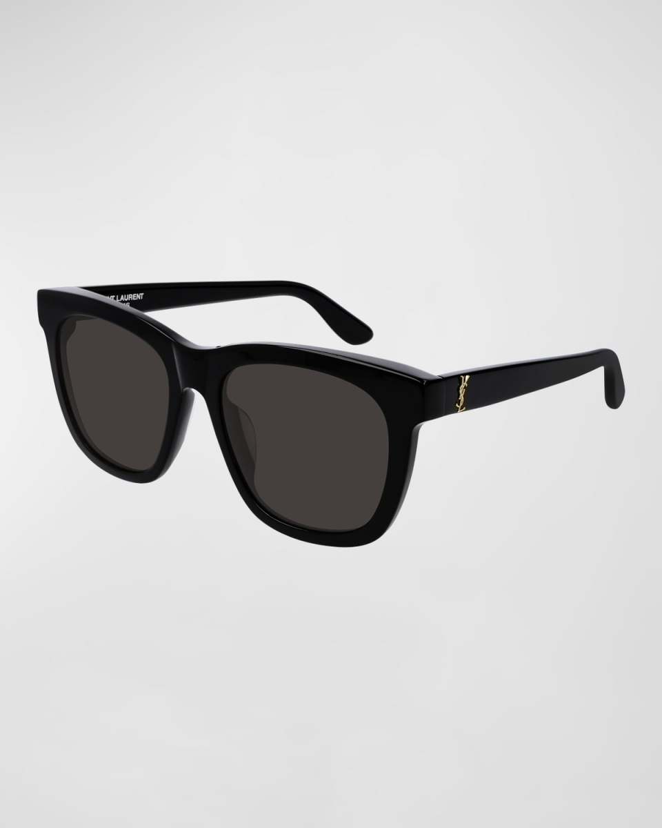 SL M24K Oversize Square Acetate Sunglasses