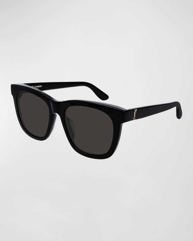 SL M24K Oversize Square Acetate Sunglasses