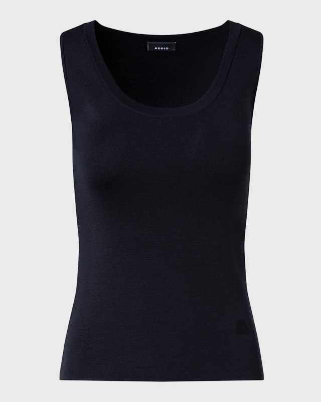 Silk Stretch Knit Tank
