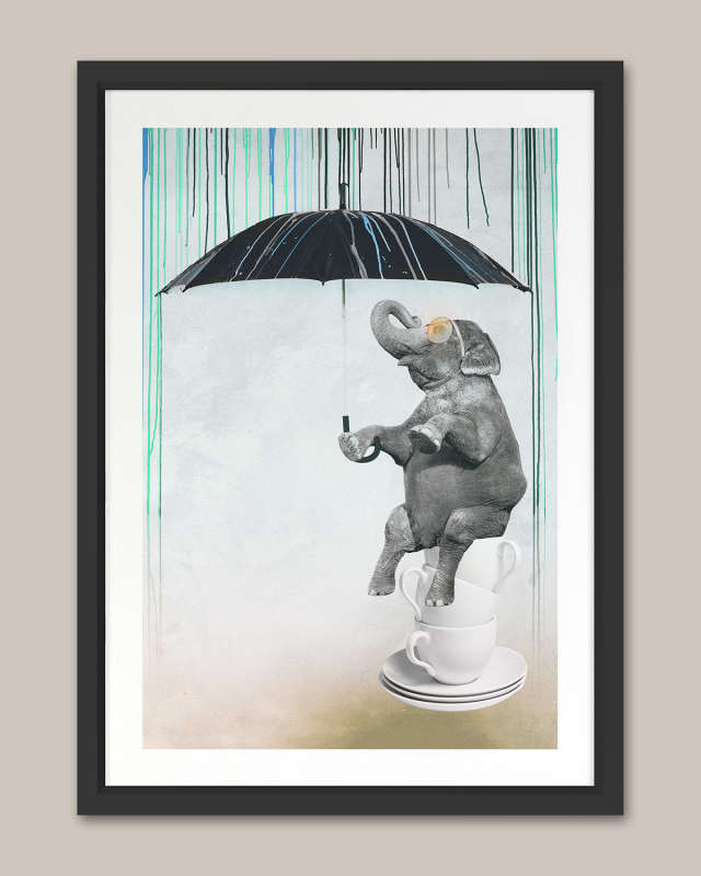 Raining Colors' Framed Wall Art