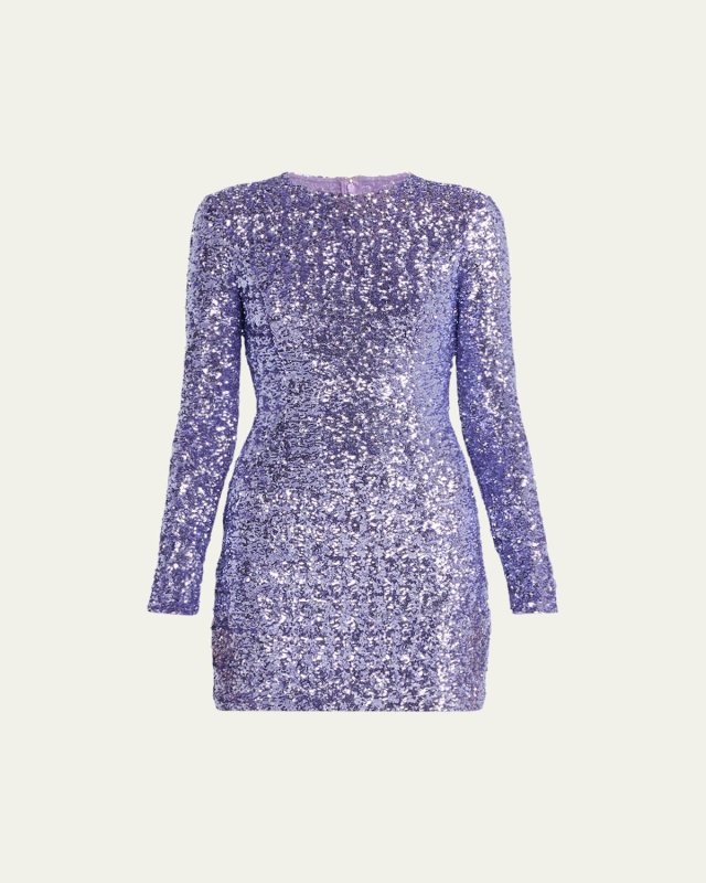 Stretch Sequin Mini Dress