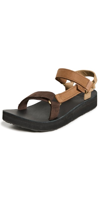Teva Midform Universal Leather Sandals Neutral Multi