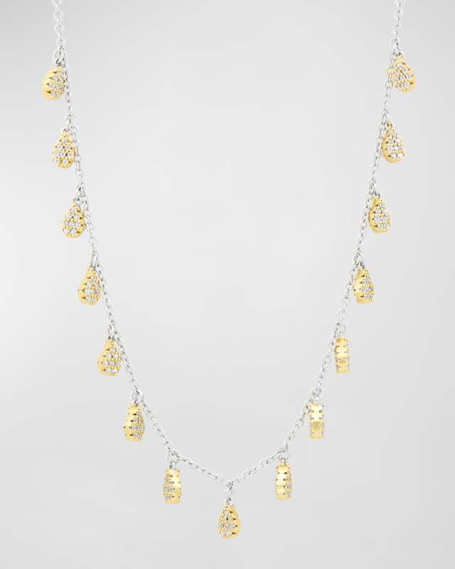 Pave Charm Layering Necklace