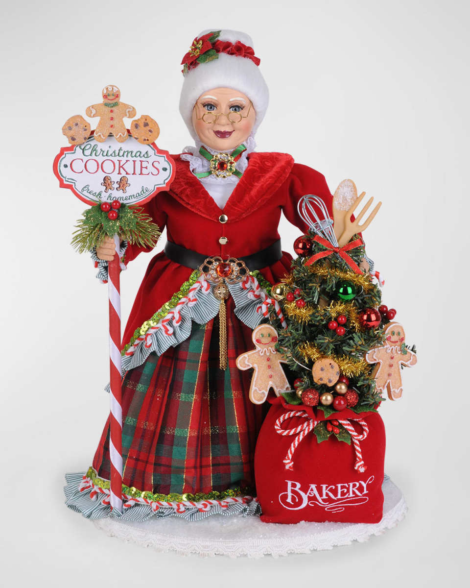 Lighted Mrs. Claus' Goodie Bakery Figure