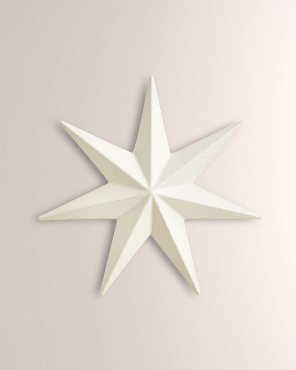Stellar White Wall Star - Medium