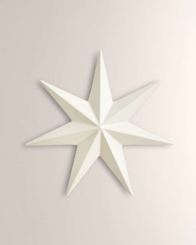 Stellar White Wall Star - Medium