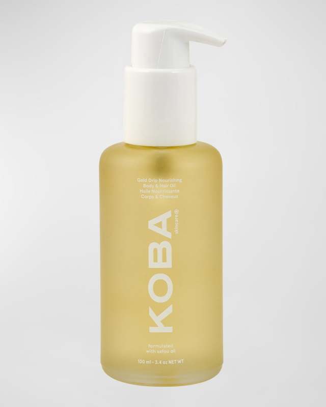 Gold Drip Body and Hair Oil, 3.4 oz.