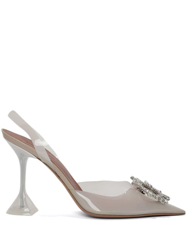 95mm Begun pointed-toe pumps