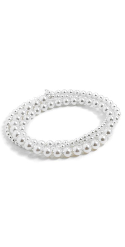 SHASHI Miller Wrap Bracelet Pearl