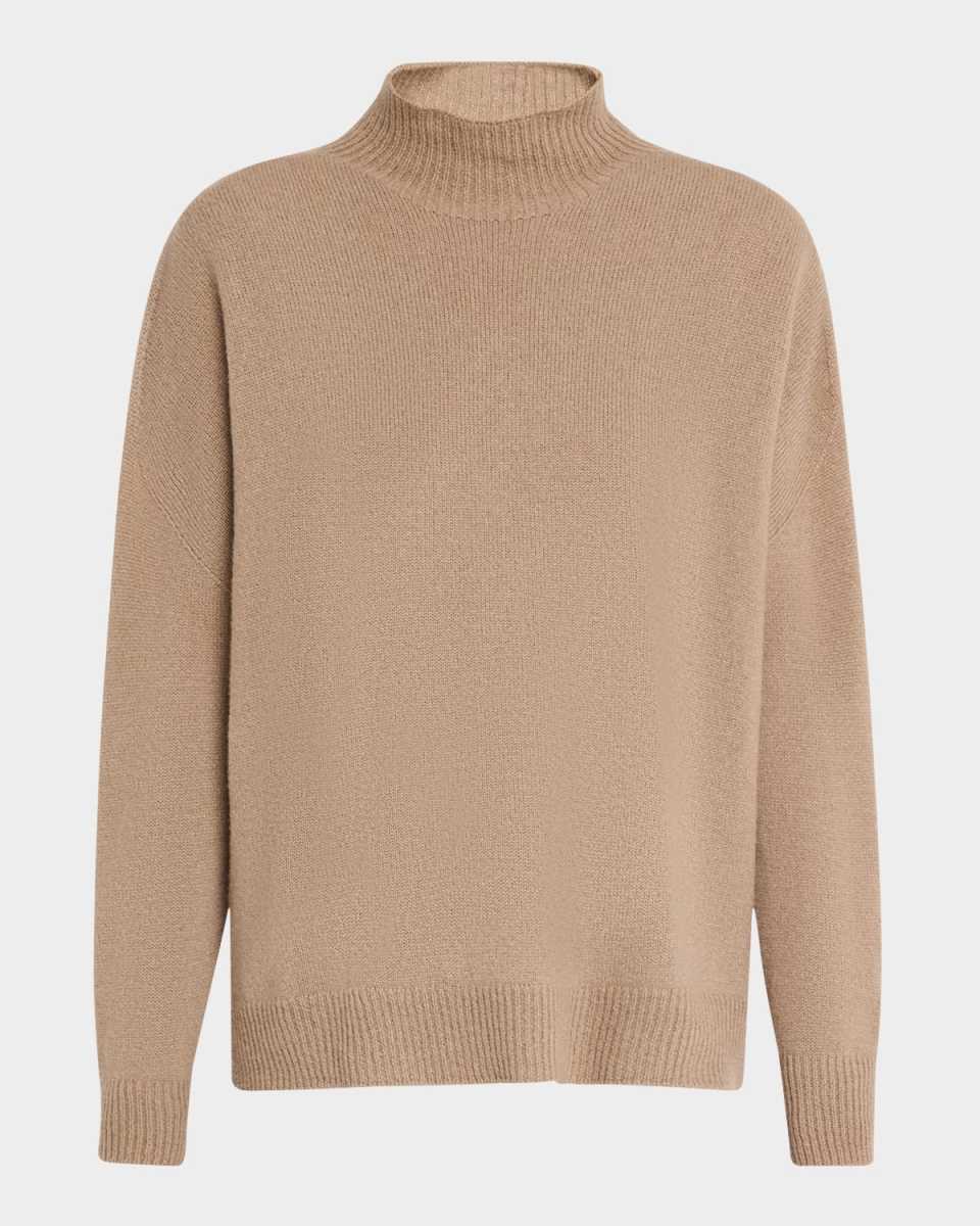 Turtleneck Wool-Cashmere Sweater