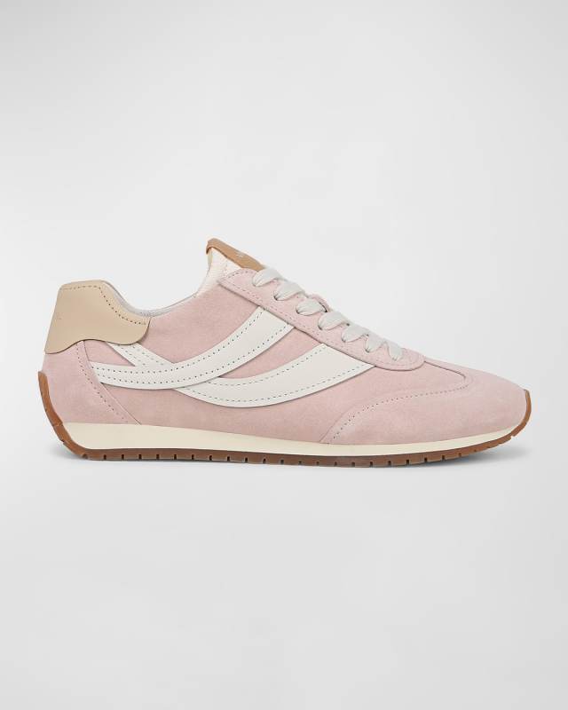 Oasis Mixed Leather Retro Sneakers
