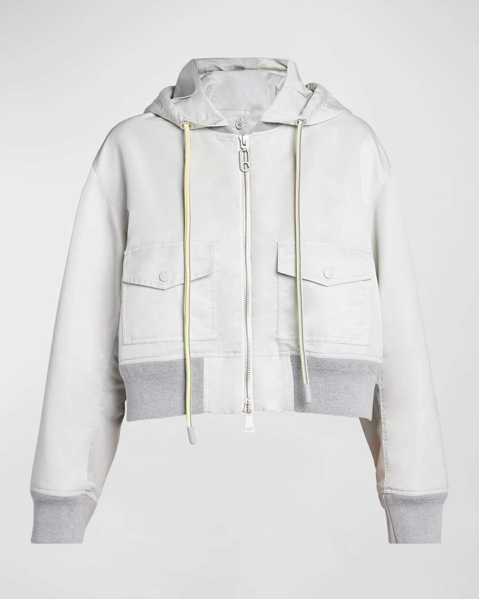 Briseo Cropped Bomber Jacket