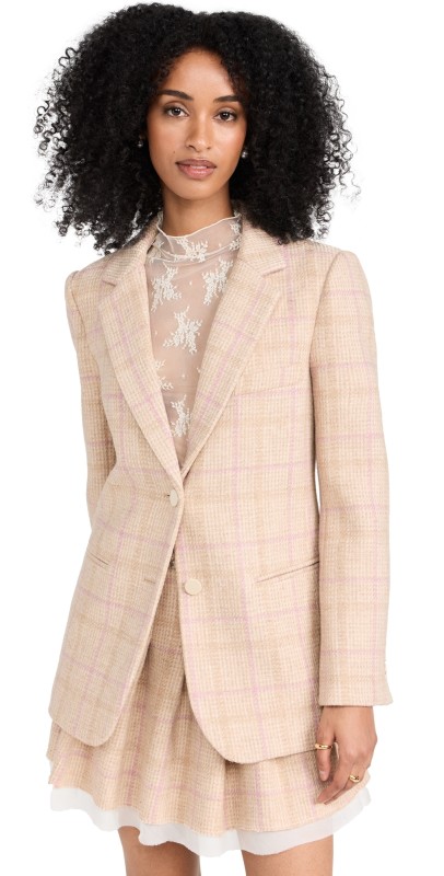 LoveShackFancy Denzel Jacket Creamy Caramel