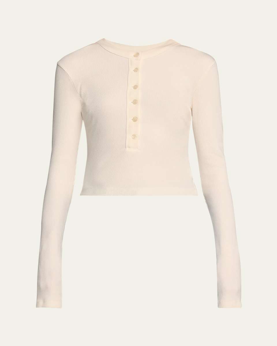 Varra Long-Sleeve Henley Top