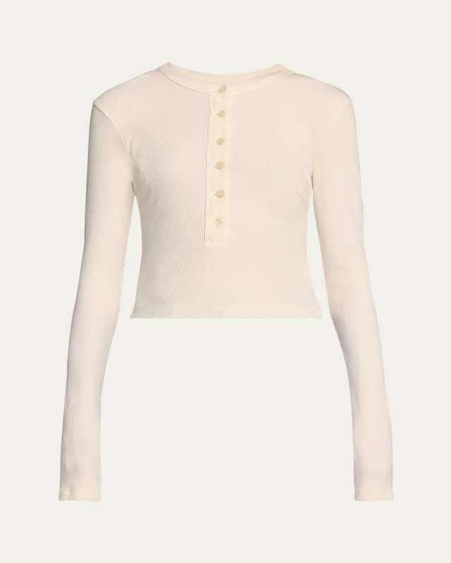 Varra Long-Sleeve Henley Top